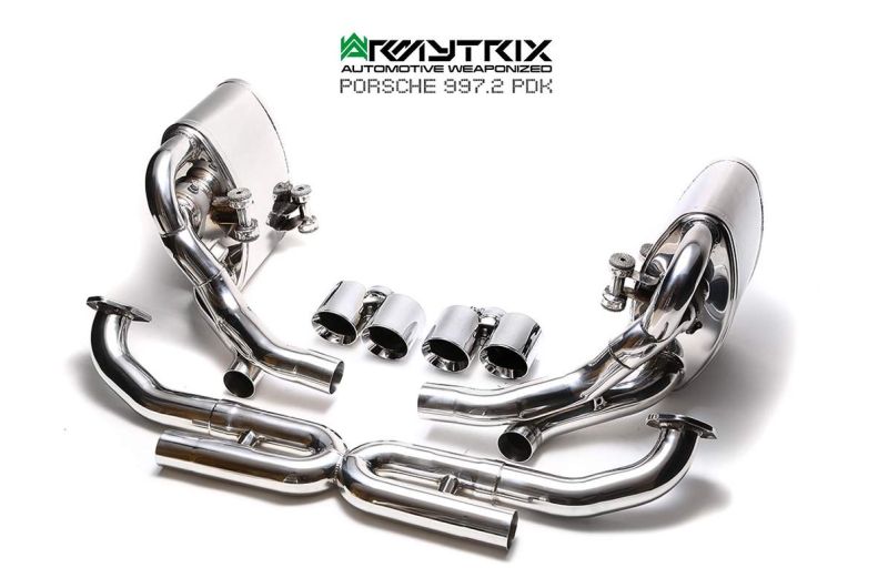 Armytrix exhaust system for Porsche 911 Carrera 997.2 PDK 4/S/4S (2009-2012) valvetronic exhaust system