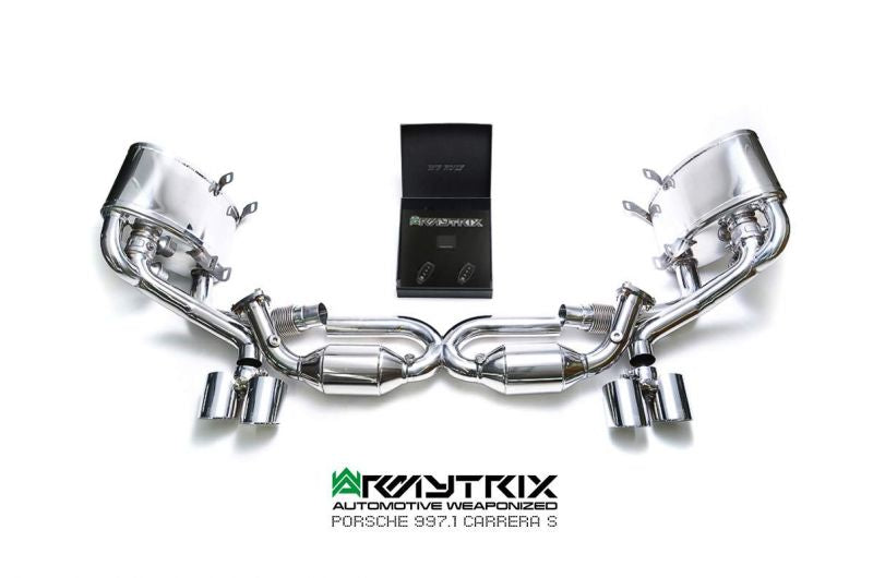 Armytrix exhaust system for Porsche 911 Carrera 997.1 4/S/4S (2004-2008) valvetronic exhaust system