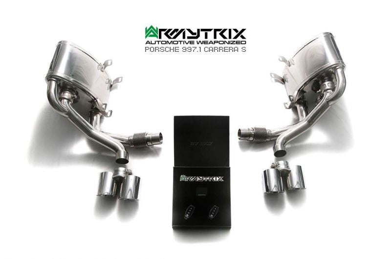 Armytrix exhaust system for Porsche 911 Carrera 997.1 4/S/4S (2004-2008) valvetronic exhaust system