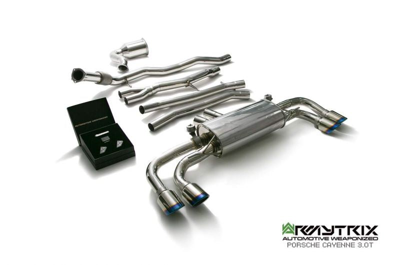 Výfukový systém Armytrix pro Porsche Cayenne E3 3.0 Turbo (2018-present) valvetronic exhaust system