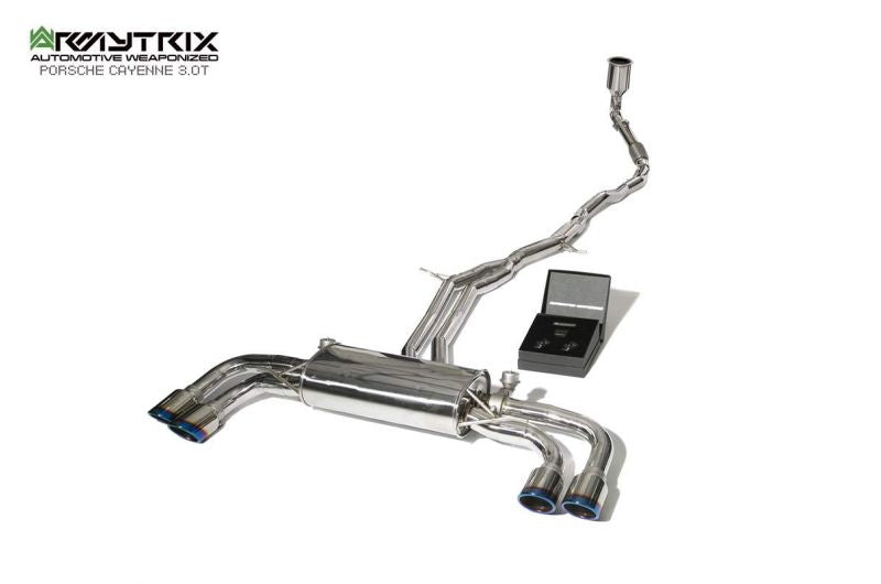 Armytrix exhaust system for Porsche Cayenne E3 3.0 Turbo (2018-present) valvetronic exhaust system