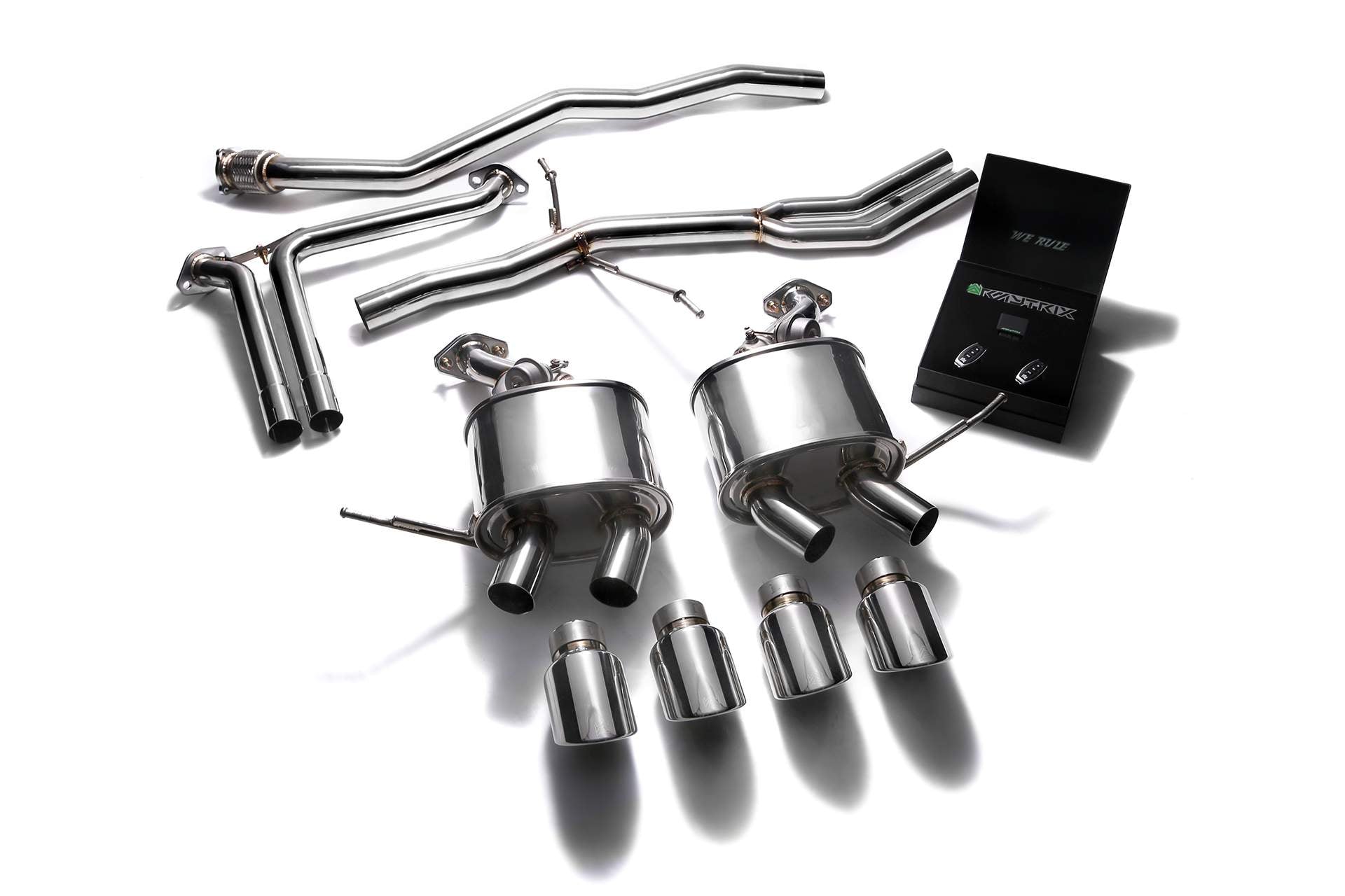 Armytrix exhaust system for Porsche Macan 2.0 Turbo (2014-2018) valvetronic exhaust system