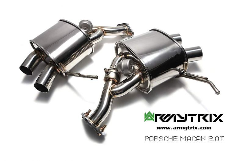 Výfukový systém Armytrix pro Porsche Macan 2.0 Turbo (2014-2018) valvetronic exhaust system