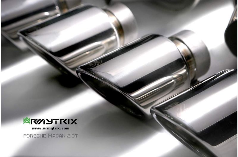 Výfukový systém Armytrix pro Porsche Macan 2.0 Turbo (2014-2018) valvetronic exhaust system