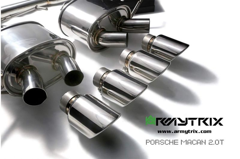 Výfukový systém Armytrix pro Porsche Macan 2.0 Turbo (2014-2018) valvetronic exhaust system