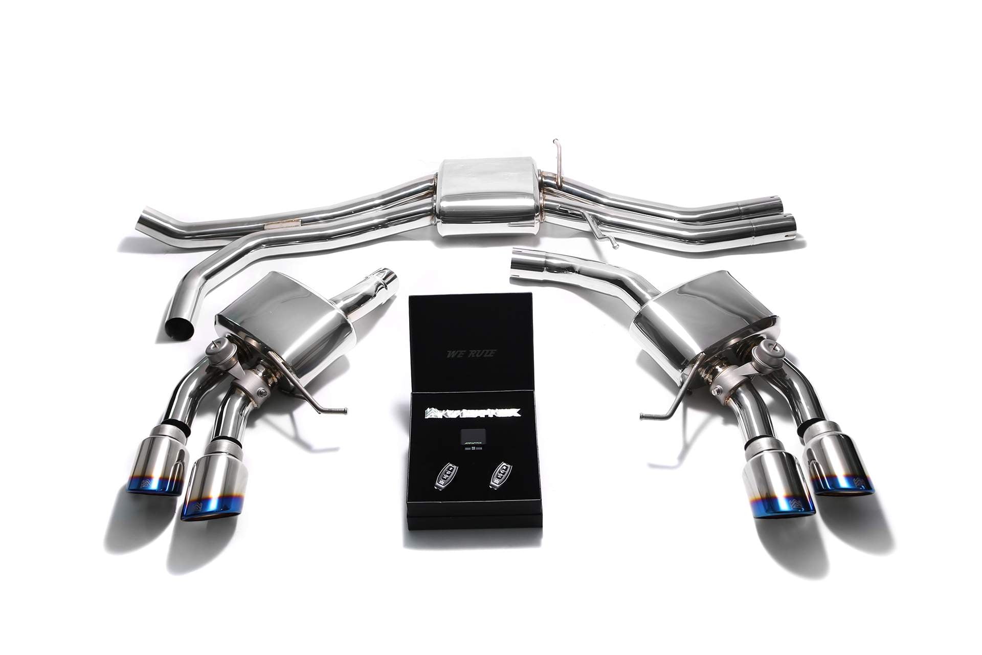 Výfukový systém Armytrix pro Porsche Macan Turbo 3.6 V6 Turbo (2014-2018) valvetronic exhaust system