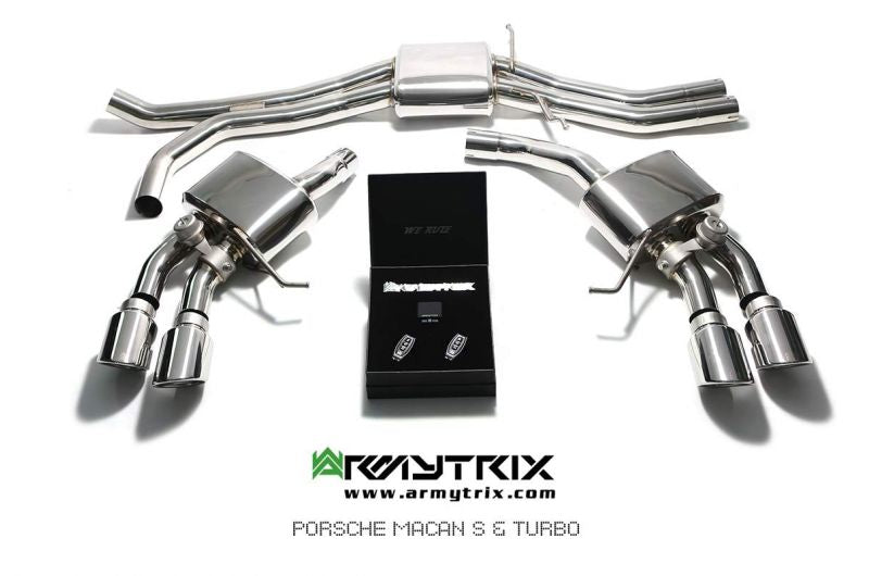 Výfukový systém Armytrix pro Porsche Macan Turbo 3.6 V6 Turbo (2014-2018) valvetronic exhaust system