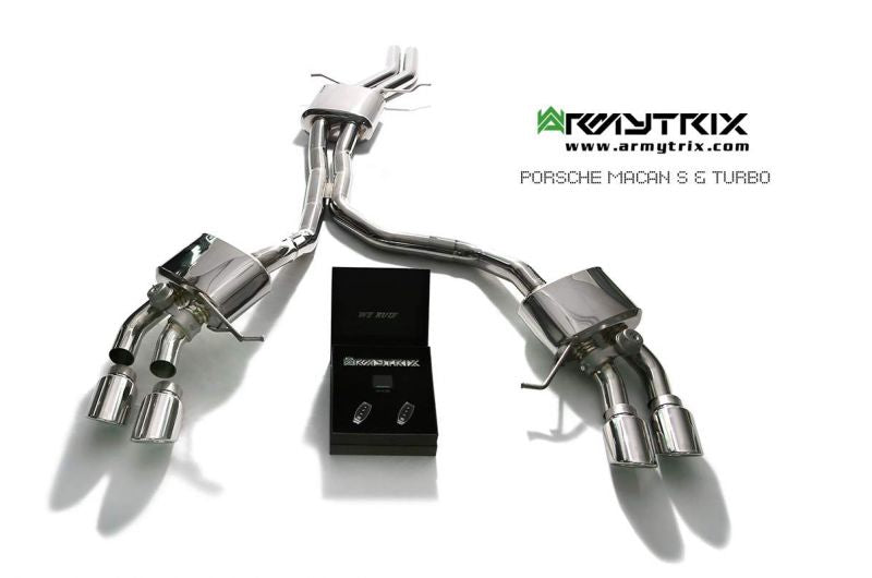 Výfukový systém Armytrix pro Porsche Macan S 2019-Present valvetronic exhaust system