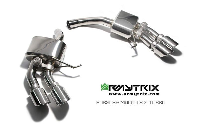 Výfukový systém Armytrix pro Porsche Macan Turbo 3.6 V6 Turbo (2014-2018) valvetronic exhaust system