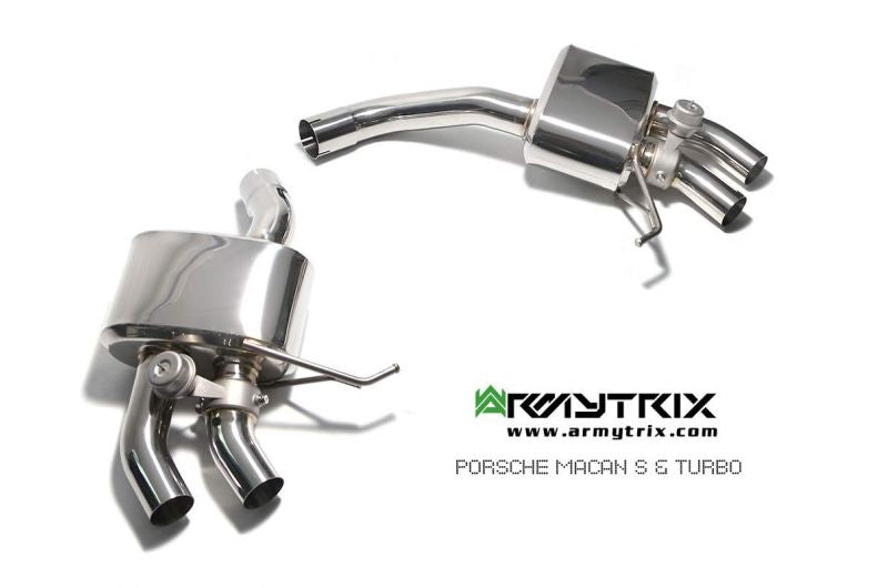 Výfukový systém Armytrix pro Porsche Macan Turbo 3.6 V6 Turbo (2014-2018) valvetronic exhaust system