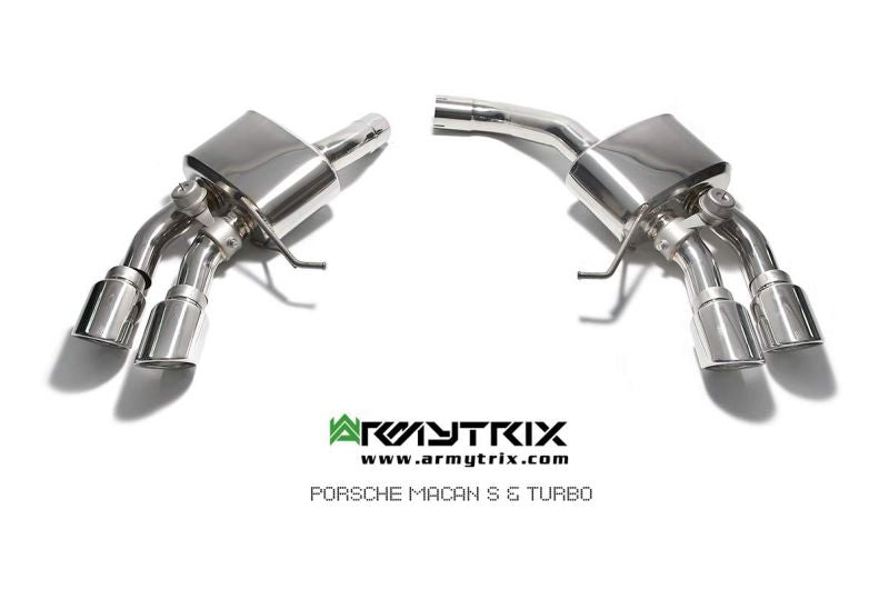 Výfukový systém Armytrix pro Porsche Macan Turbo 3.6 V6 Turbo (2014-2018) valvetronic exhaust system