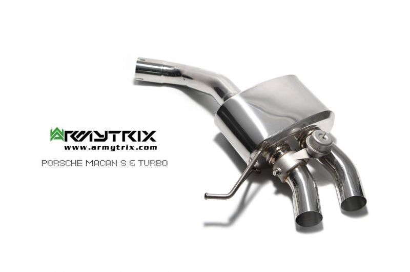 Výfukový systém Armytrix pro Porsche Macan Turbo 3.6 V6 Turbo (2014-2018) valvetronic exhaust system