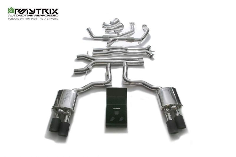 Armytrix exhaust system for Porsche Panamera 971 4S/4 E-Hybrid 2.9L V6 Twin Turbo (2017-present) valvetronic exhaust system