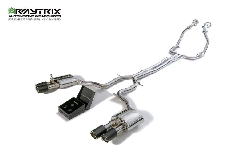 Armytrix exhaust system for Porsche Panamera 971 4S/4 E-Hybrid 2.9L V6 Twin Turbo (2017-present) valvetronic exhaust system