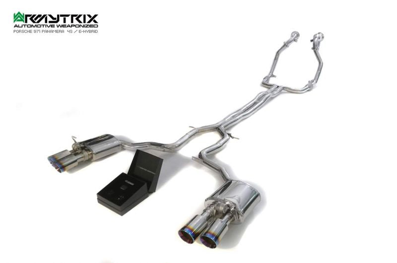 Armytrix exhaust system for Porsche Panamera 971 4S/4 E-Hybrid 2.9L V6 Twin Turbo (2017-present) valvetronic exhaust system