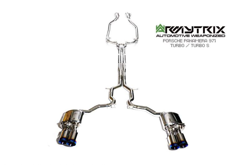 Výfukový systém Armytrix pro Porsche 971 Panamera Turbo/Turbo S V8 4.0T (Non-OPF) (2017-present) > valvetronic exhaust system