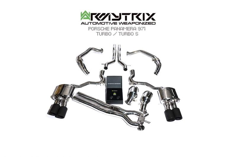 Armytrix exhaust system for Porsche 971 Panamera Turbo/Turbo S V8 4.0T (Non-OPF) (2017-present) &gt; valvetronic exhaust system