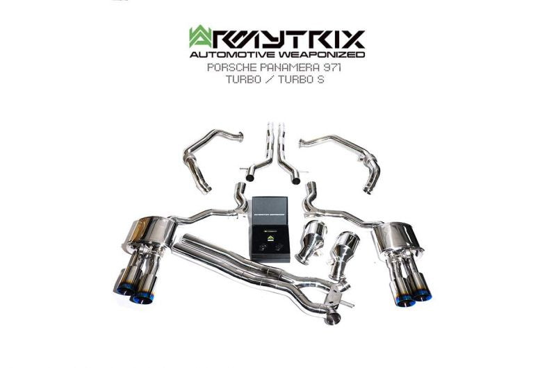 Armytrix exhaust system for Porsche 971 Panamera Turbo/Turbo S V8 4.0T (Non-OPF) (2017-present) &gt; valvetronic exhaust system