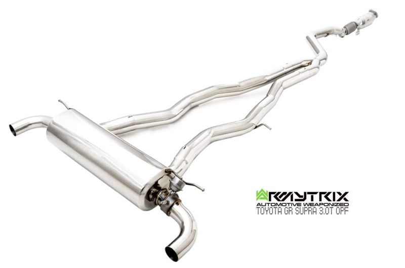 Armytrix exhaust system for Toyota GR Supra A90 A91 OPF (2019-present) valvetronic exhaust system