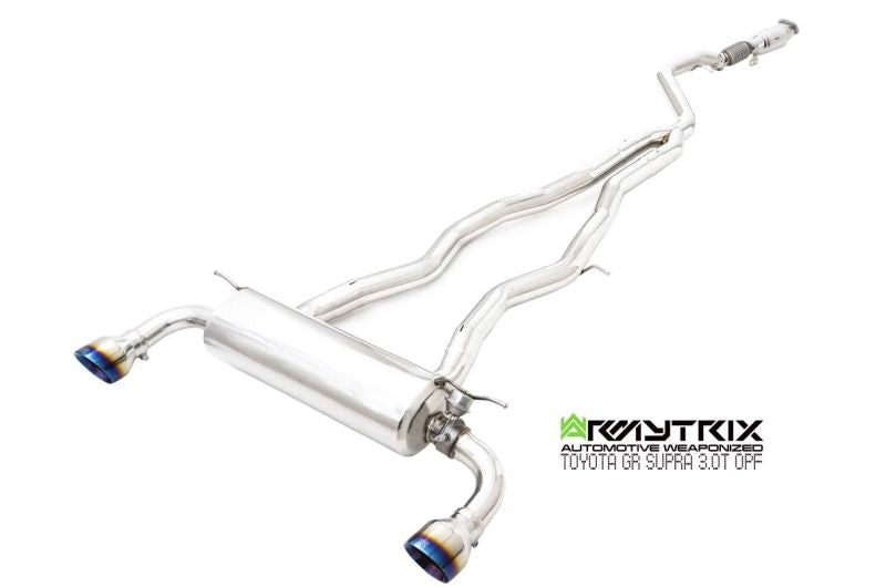 Armytrix exhaust system for Toyota GR Supra A90 A91 OPF (2019-present) valvetronic exhaust system