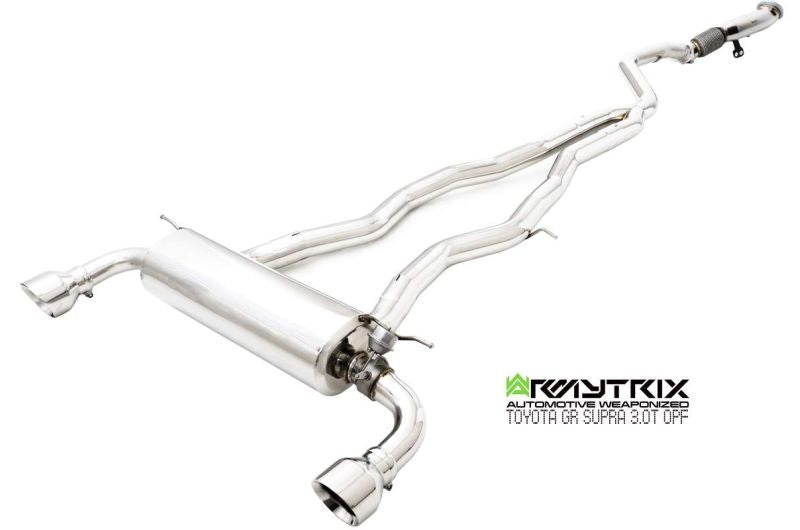 Armytrix exhaust system for Toyota GR Supra A90 A91 OPF (2019-present) valvetronic exhaust system