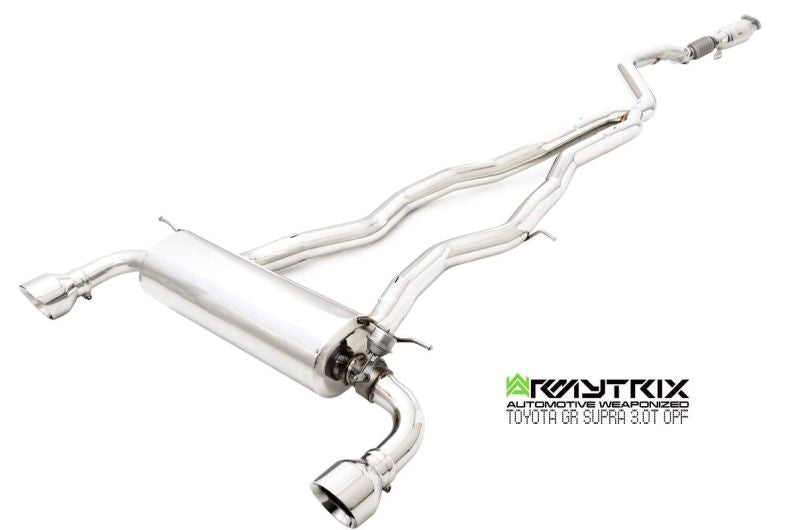 Armytrix exhaust system for Toyota GR Supra A90 A91 OPF (2019-present) valvetronic exhaust system