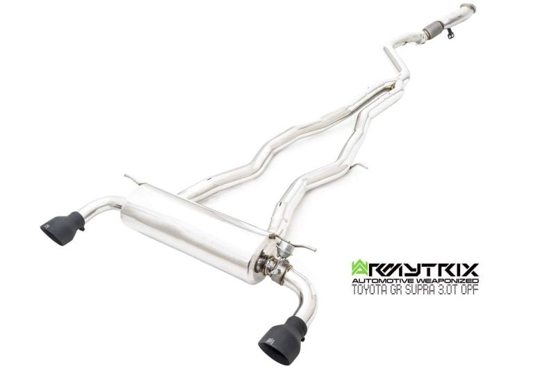 Armytrix exhaust system for Toyota GR Supra A90 A91 OPF (2019-present) valvetronic exhaust system