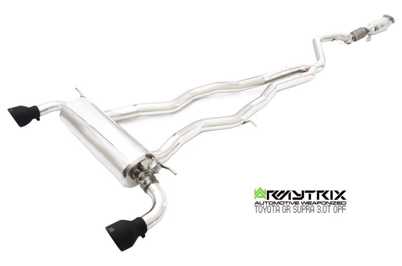 Armytrix exhaust system for Toyota GR Supra A90 A91 OPF (2019-present) valvetronic exhaust system