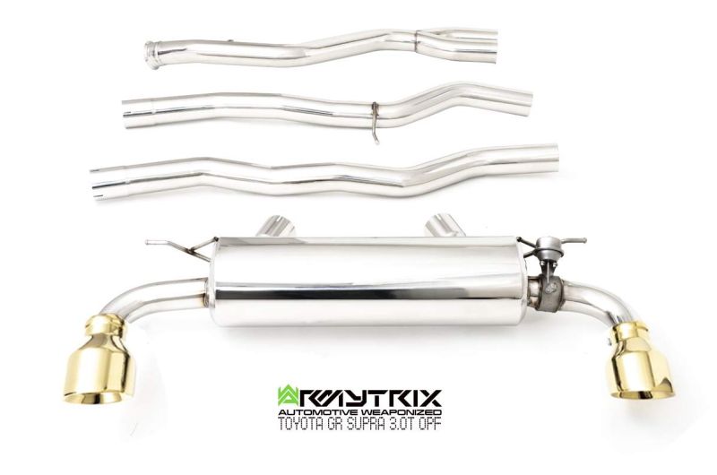 Výfukový systém Armytrix pro Toyota GR Supra A90 A91 OPF (2019-present) valvetronic exhaust system