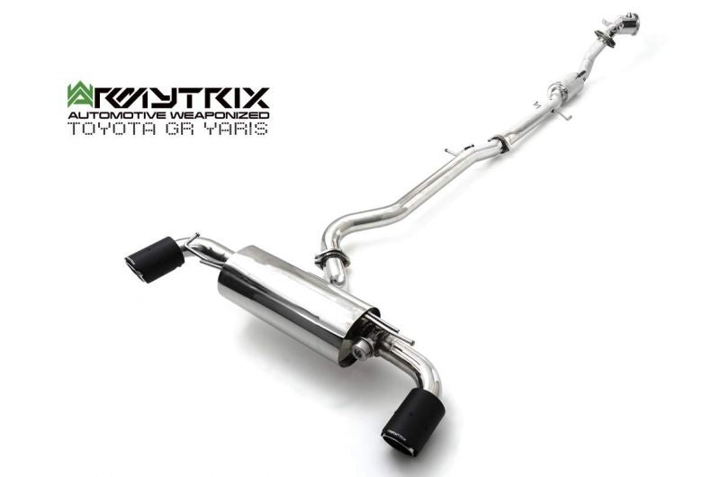 Armytrix exhaust system for TOYOTA GR Yaris (2020-Present) valvetronic exhaust system