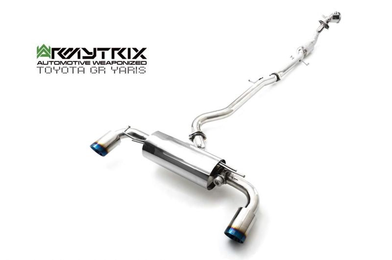 Armytrix exhaust system for TOYOTA GR Yaris (2020-Present) valvetronic exhaust system