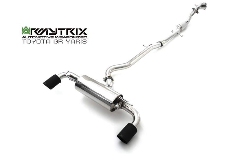 Armytrix exhaust system for TOYOTA GR Yaris (2020-Present) valvetronic exhaust system