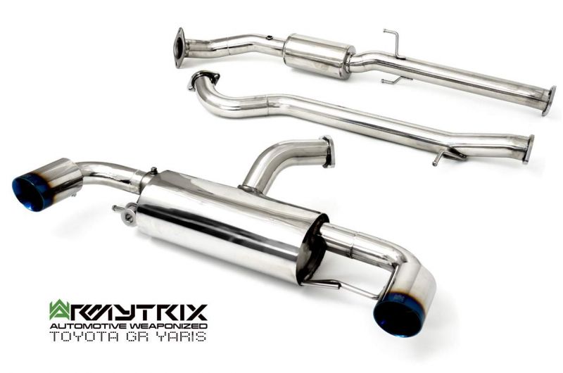 Armytrix exhaust system for TOYOTA GR Yaris (2020-Present) valvetronic exhaust system