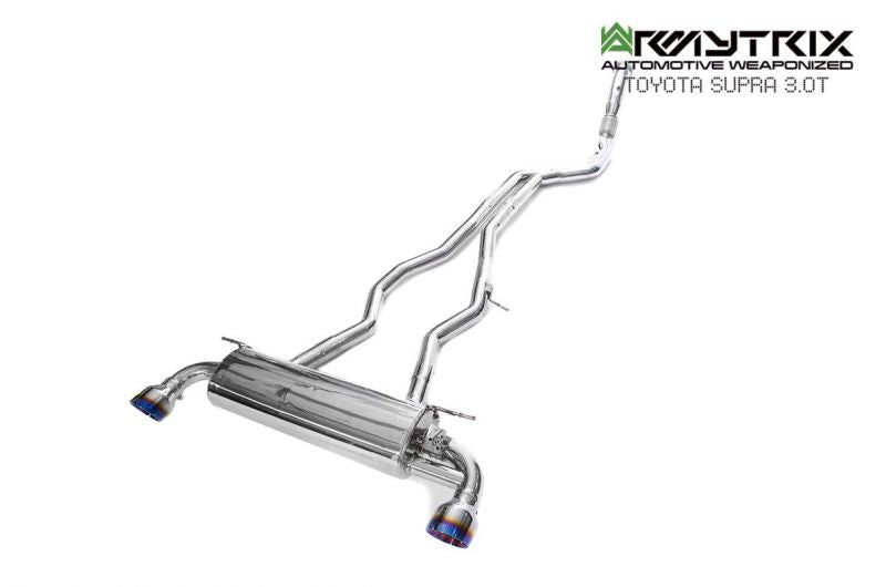 Armytrix exhaust system for Toyota GR Supra A90 A91 / OE Valve Control / Non-OPF (2019-Present) valvetronic exhaust system