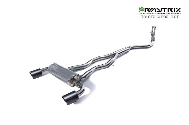 Armytrix exhaust system for Toyota GR Supra A90 A91 Non-OPF (2019-Present) valvetronic exhaust system