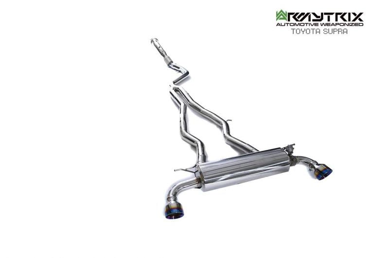 Armytrix exhaust system for Toyota GR Supra A90 A91 Non-OPF (2019-Present) valvetronic exhaust system