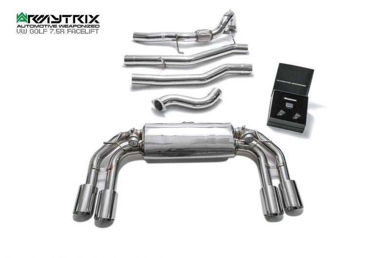 Výfukový systém Armytrix pro Volkswagen Golf R MK7.5 (2016-2021) valvetronic exhaust system