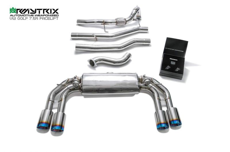 Výfukový systém Armytrix pro Volkswagen Golf R MK7.5 (2016-2021) valvetronic exhaust system