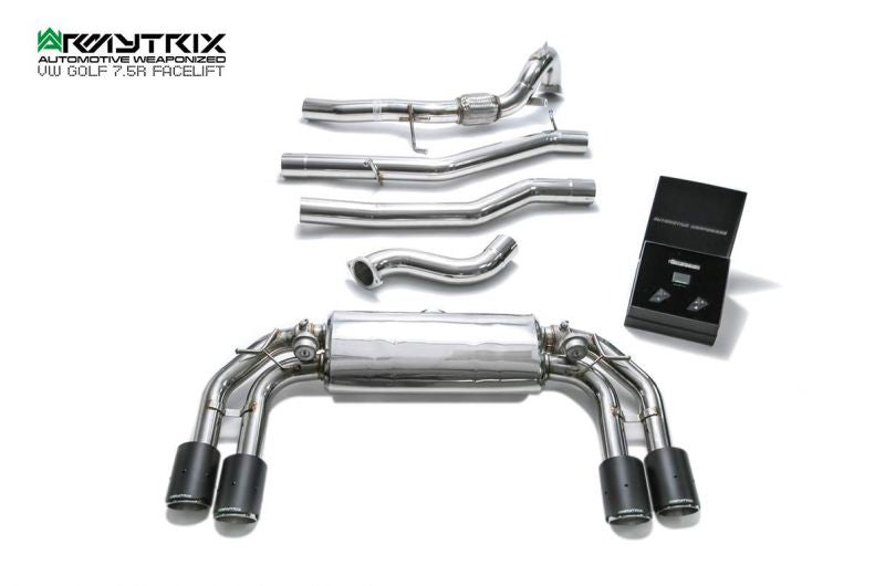 Armytrix exhaust system for Volkswagen Golf R MK7.5 (2016-2021) valvetronic exhaust system