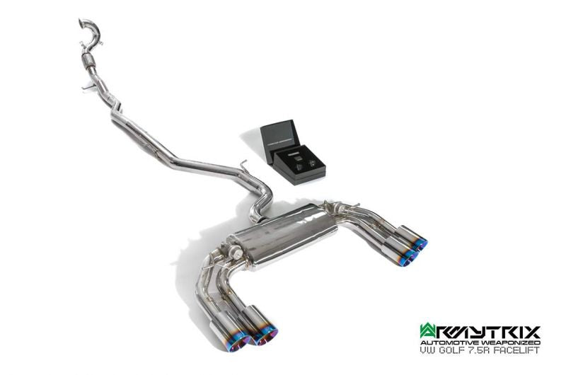 Výfukový systém Armytrix pro Volkswagen Golf R MK7.5 (2016-2021) valvetronic exhaust system