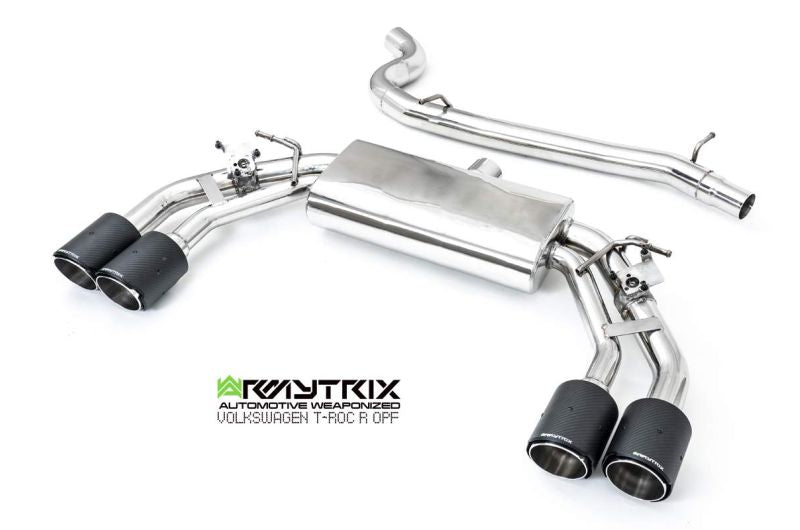 Výfukový systém Armytrix pro Volkswagen T-ROC R (2020-Present) valvetronic exhaust system