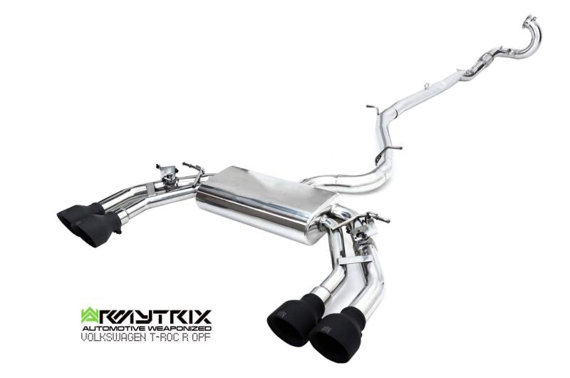 Armytrix exhaust system for Volkswagen T-ROC R (2020-Present) valvetronic exhaust system