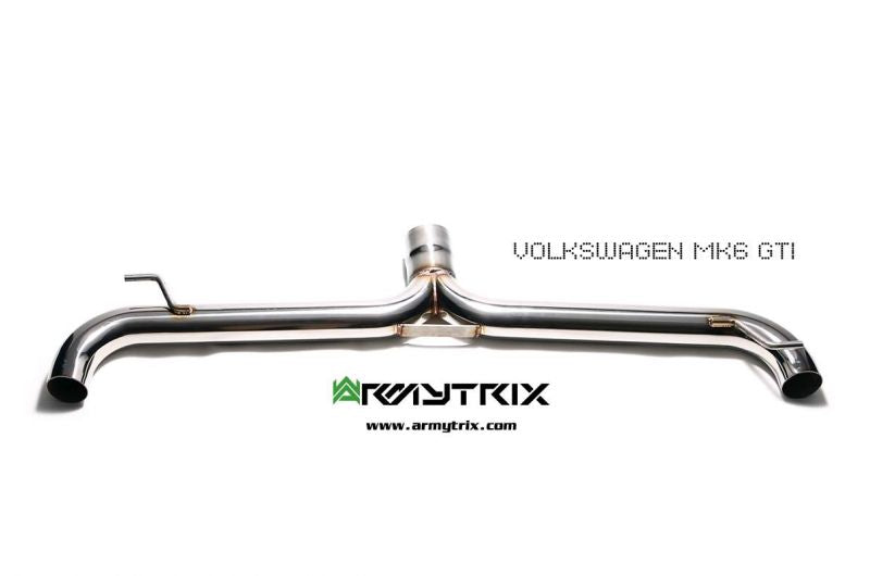 Armytrix exhaust system for Volkswagen Golf 6 gti 2.0 Turbo (2008-2013) valvetronic exhaust system