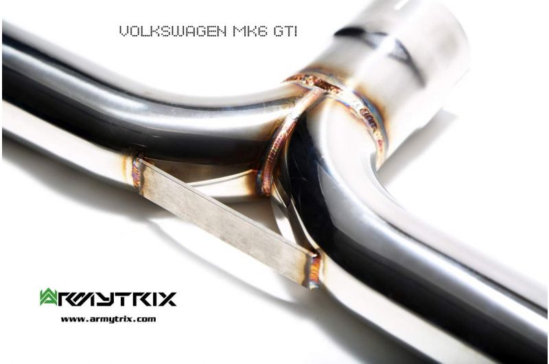 Výfukový systém Armytrix pro Volkswagen Golf 6 gti 2.0 Turbo (2008-2013) valvetronic exhaust system