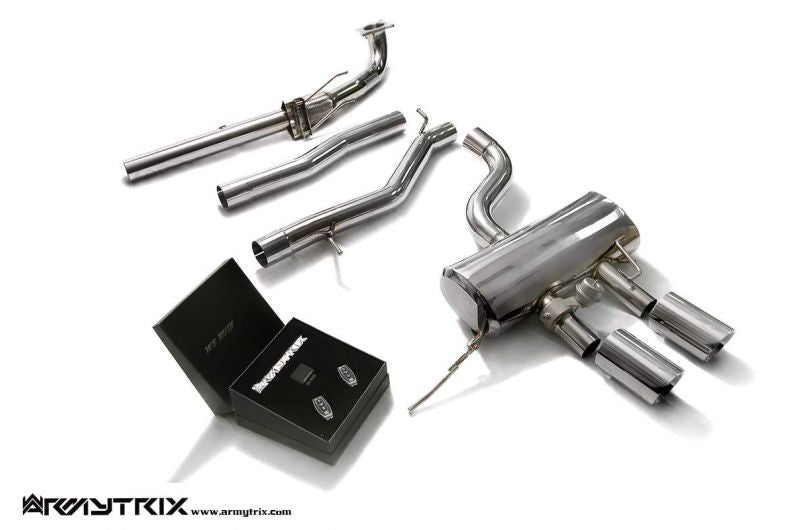 Výfukový systém Armytrix pro Volkswagen Golf 6 R20 (2008-2013) valvetronic exhaust system