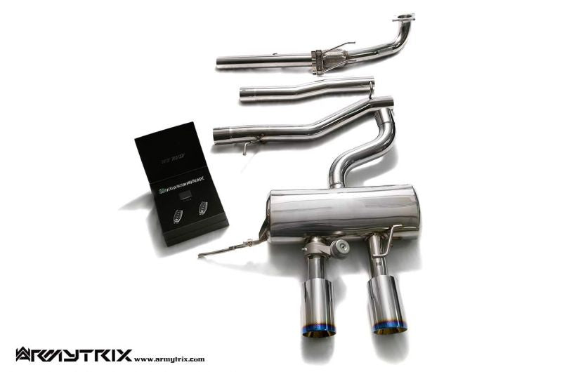 Armytrix exhaust system for Volkswagen Golf 6 R20 (2008-2013) valvetronic exhaust system