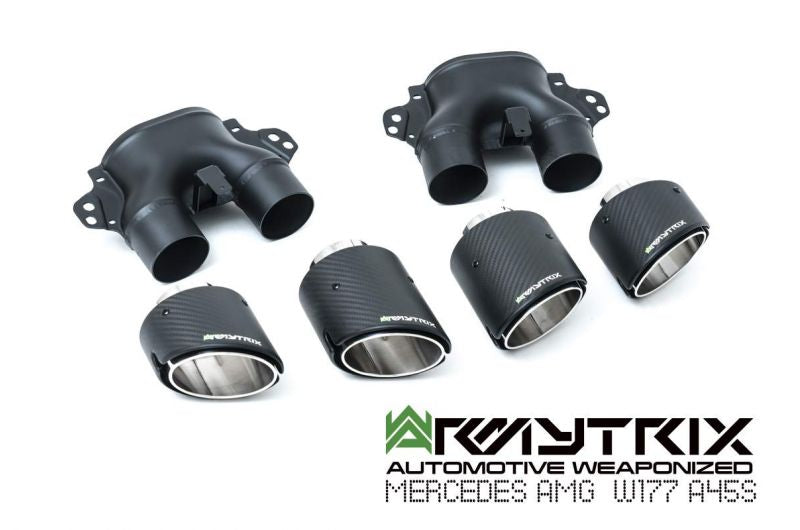 Armytrix exhaust systems for Mercedes AMG W177 A45 S (2019-present) valvetronic exhaust system